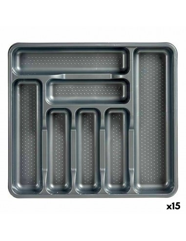 Cutlery Organiser Grey Plastic 39 x 5...