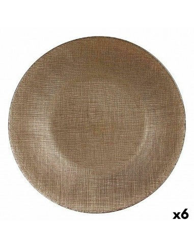 Assiette plate Doré verre 27 x 2 x 27...