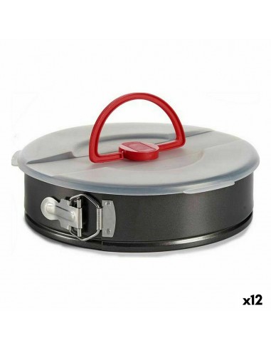 Lunch box With lid Black Red Iron 27...