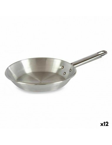 Pan Ø 18 cm Silver Aluminium (12 Units)