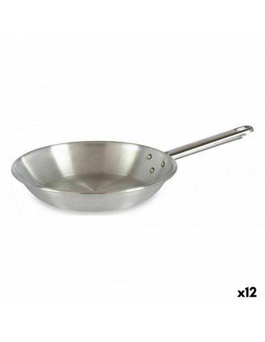 Pan Ø 22 cm Silver Aluminium (12 Units)