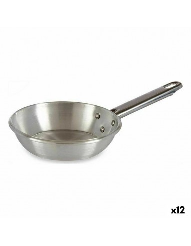 Pan Ø 14 cm Silver Aluminium (12 Units)