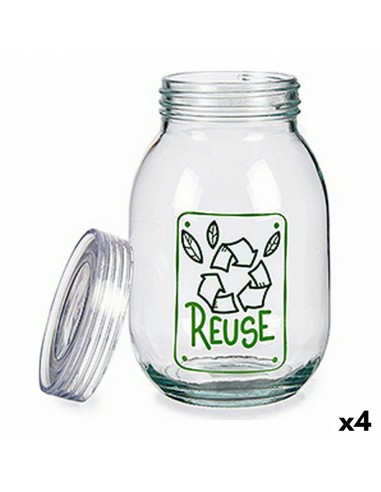 Tin Reuse Glas Transparant 1,8 L 13 x...