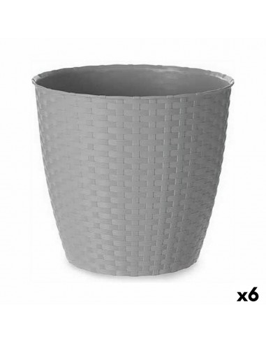 Plant pot Stefanplast Grey Plastic 24...