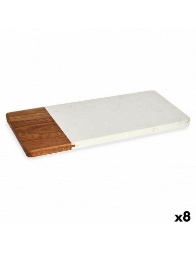 Planche à découper Blanc Marbre Bois...