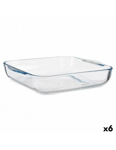 Baking tray Transparent Borosilicate...