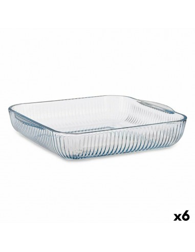 Baking tray Transparent Borosilicate...