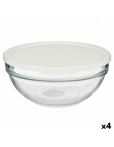 Round Lunch Box with Lid Chefs White...