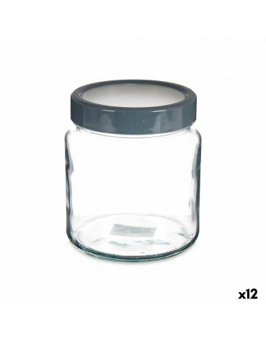 Jar Grey polypropylene 1 L 11,5 x...