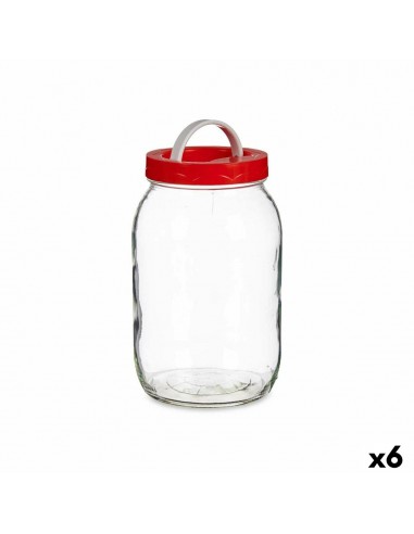 Jar Lid with handle Red polypropylene...