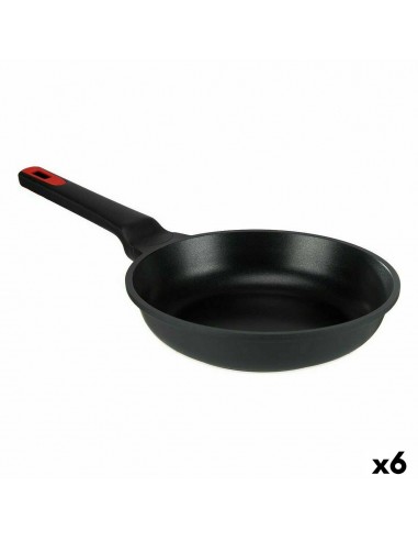 Padella Ø 24 cm Nero Alluminio (6 Unità)