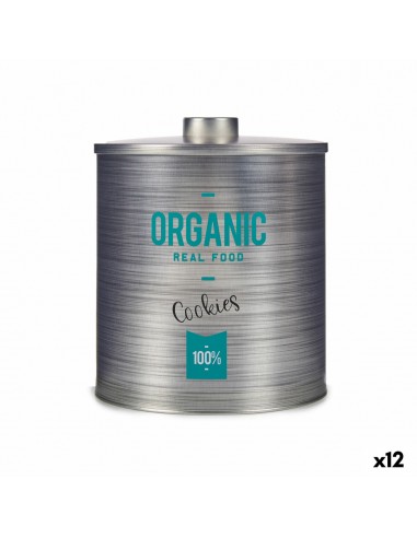 Biscuit and cake box Organic Grey Tin...