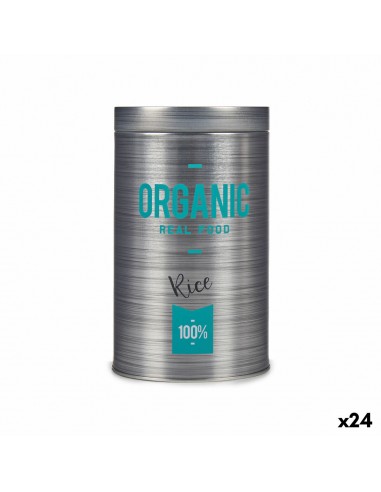 Tin Organic Rice Grey Tin 10,4 x 18,2...