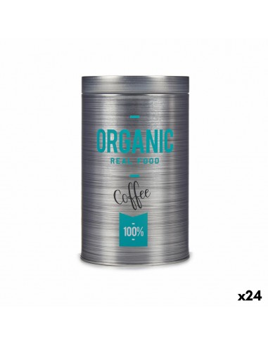 Tin Organic Coffee Grey Tin 10,4 x...