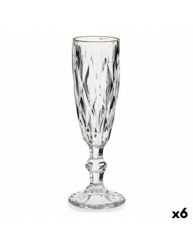 Champagneglas Diamant Gouden...