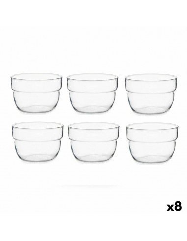 Set of bowls Motto Transparent Glass...