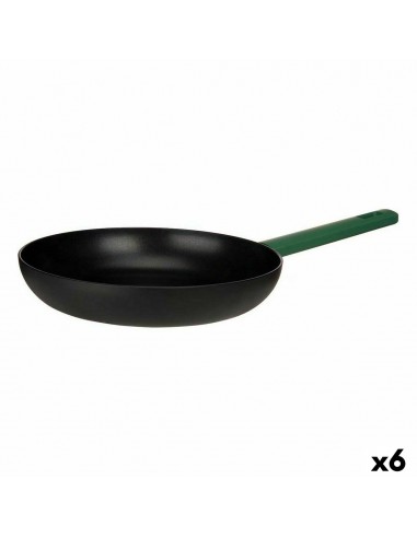 Pan Ø 26 cm Zwart Groen (6 Stuks)