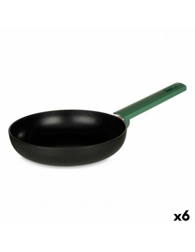 Pan Ø 20 cm Zwart Groen (6 Stuks)