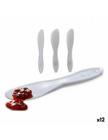 Knife Set 18 x 3,5 x 1 cm White...