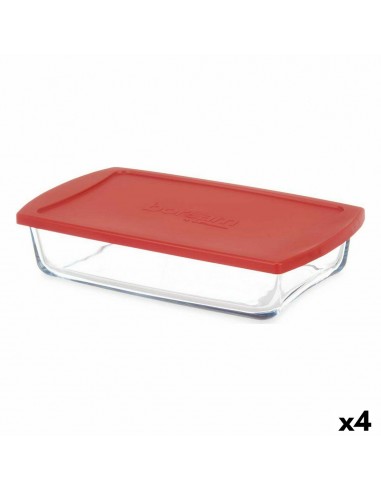 Lunch box Borcam Red Transparent...