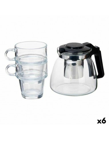 Jeu de Théière 900 ml Transparent...