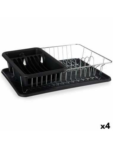 Draining Rack for Kitchen Sink Black...