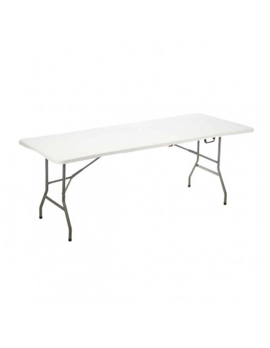 Folding Table White Metal...