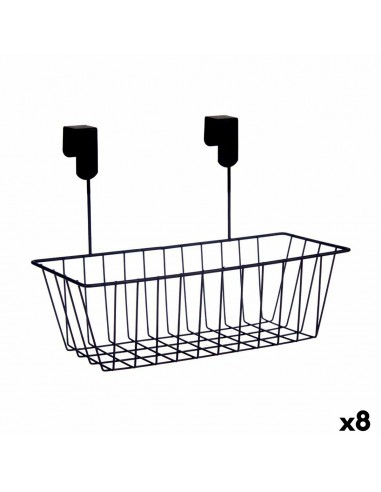 Basket for Kitchen Shelf Black Iron...