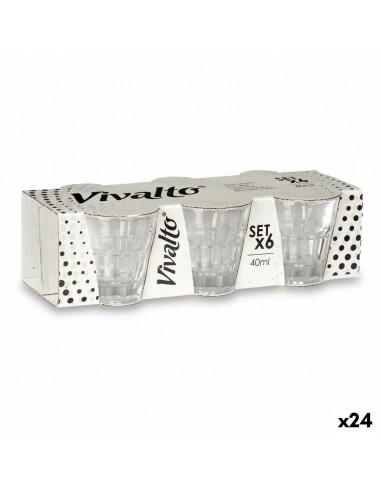 Schnapsgläser-Set Glas 24 Stück 40 ml