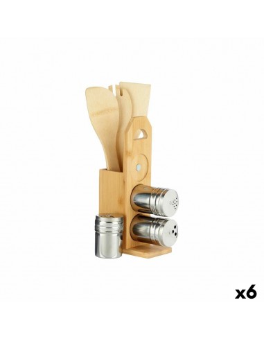 Set d'Ustensiles de Cuisine Bambou (6...