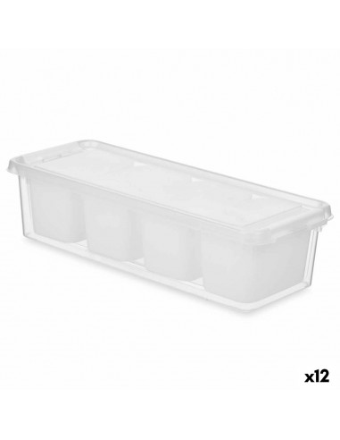 Fridge Organiser White Transparent...