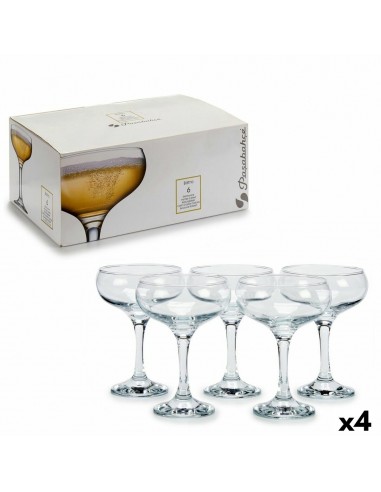 Set de Copas Transparente Vidrio 270...