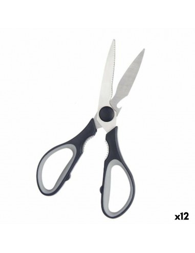 Scissors Black Silver Stainless steel...