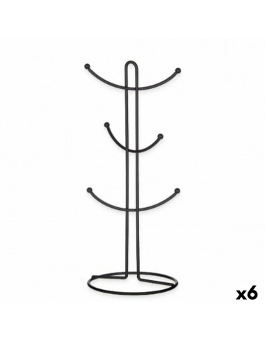 Cup hanger Black Metal 16 x 39 x 16...