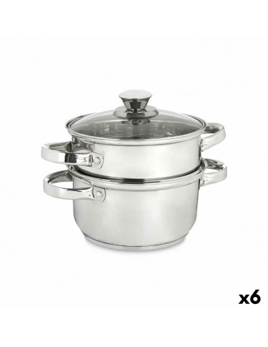 Steamer with Pan Stainless steel 1,8...