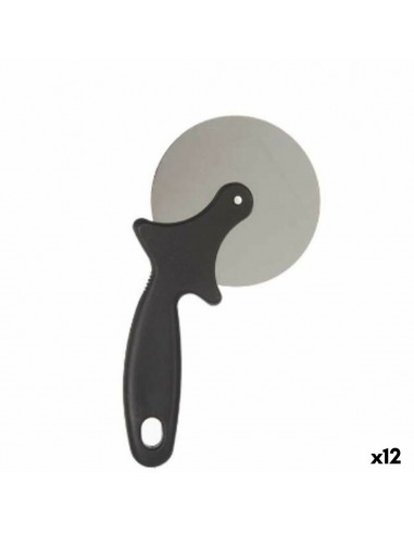 Pizza Cutter Black Silver Stainless...