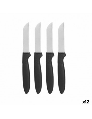 Peeler Knife Set Black Silver...