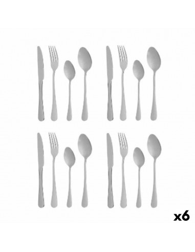 Cutlery Set Silver Stainless steel (6...