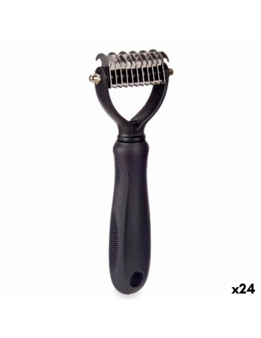 Dog Brush Black 11 x 23 x 3 cm (24...