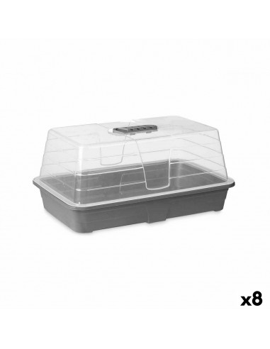 Serre Gris Transparent Plastique 38,4...