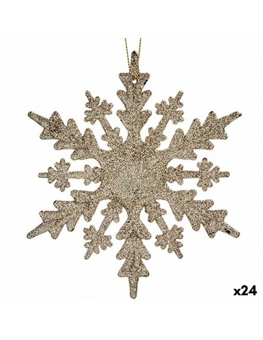 Christmas bauble Snowflakes champagne...