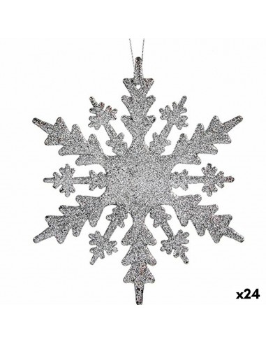 Christmas bauble Snowflakes Silver...