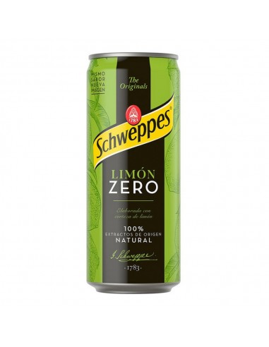 Refreshing Drink Schweppes Zero Lemon