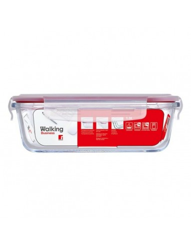 Hermetic Lunch Box Bergner Q4048 Red 1 L