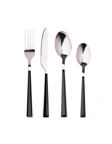 Cutlery Benetton Black (16 pcs)