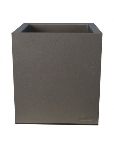 Vaso Riviera Grigio Plastica Quadrato