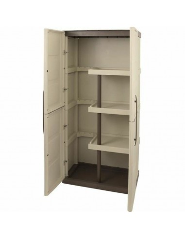 Armoire TOOD Beige Gris Résine 60 Kg...