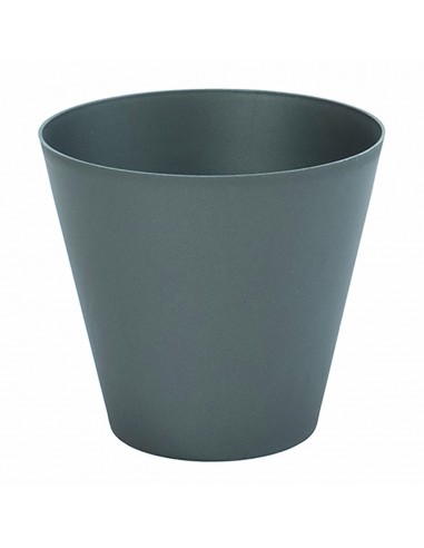 Cache-pot Plastiken Anthracite Ø 18 cm