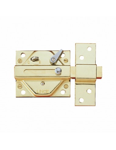 Safety lock Lince 2940-92940hl Brass...