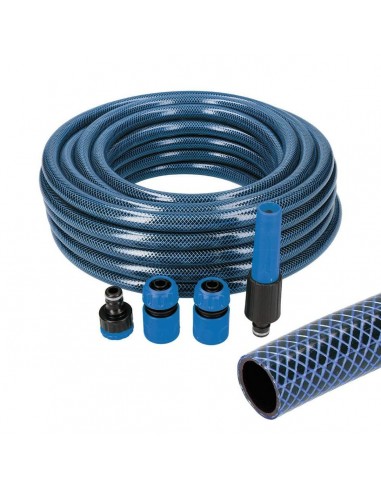 Hose with accessories kit EDM Blue 20...